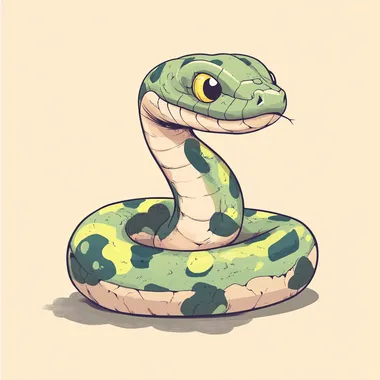 cute snake imoji