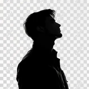 30 year old russian man silhouette