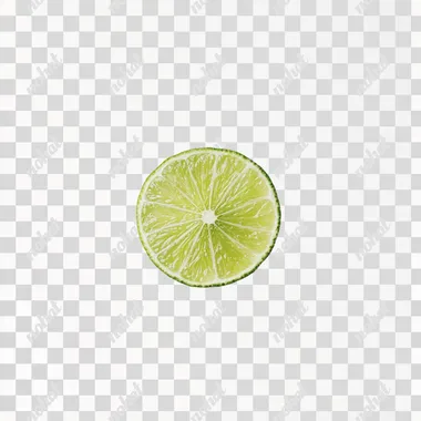 isolated lime slice, plain white background, delicious looking, minimalist, stock image --s 120