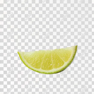 isolated lime slice, plain white background, delicious looking, minimalist, stock image --s 120