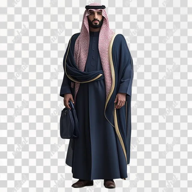 Design a Basic Saudi Staff Uniform in Dark Blue