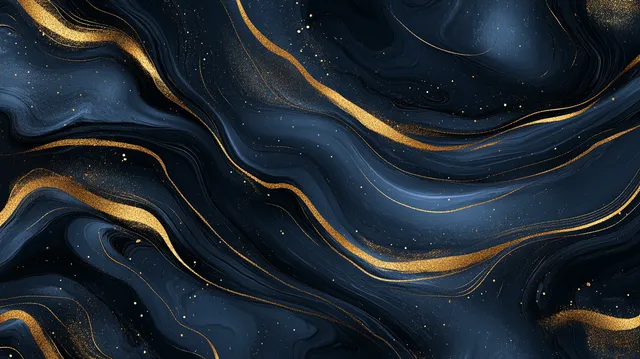 Luxury Organic Fluid Marble Pattern in Jewel Tones