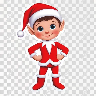 Elf on a the shelf stickers