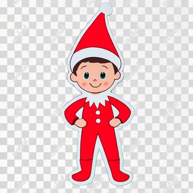 Elf on a the shelf stickers