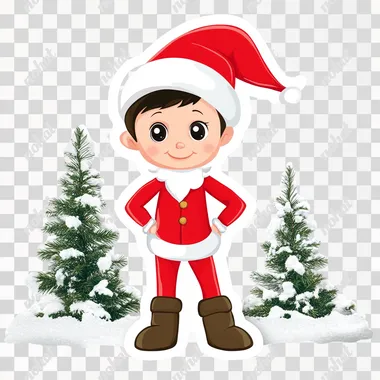 Elf on a the shelf stickers