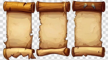 Old Parchment Paper Scroll Clipart