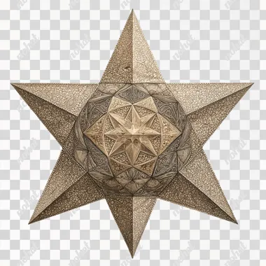 random five point star  e9kld7m
