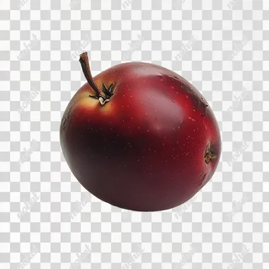 a sharon fruit, side view, on isolated white background  --s 0