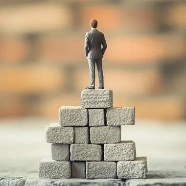 photo depicting building a business foundation