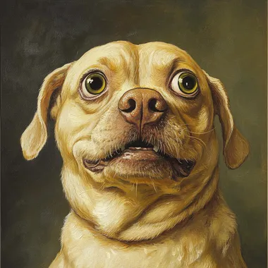 pepe meme , but pepe is a yellow Labrador