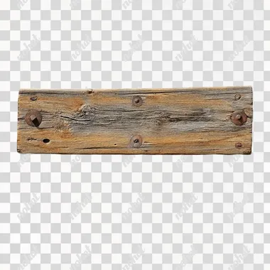 altes holz strassen schild an pfosten,mittelalter,ohne hintergrund