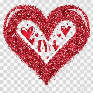 Sparkly Valentines Day Shirt Design Valentines Day PNG Xoxo PNG Pink Red Faux Glitter PNG Valentines Png