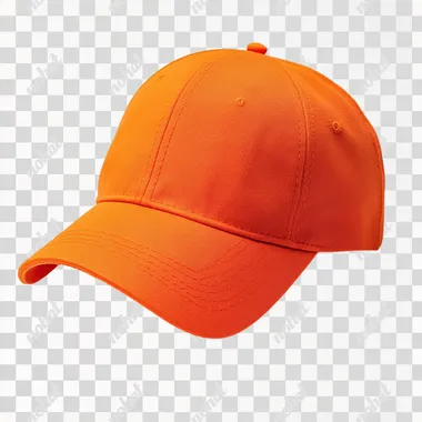 orange cap on a white background, commercial photo, 8k