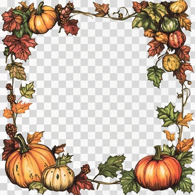 a page border for a thanksgiving themed book