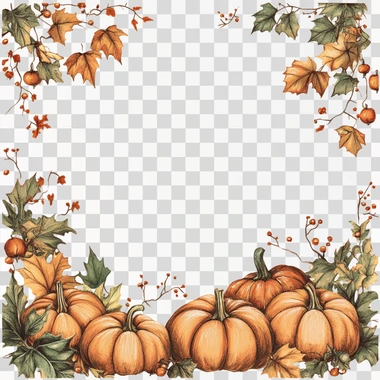 a page border for a thanksgiving themed book