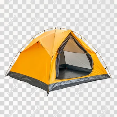 Camping tent with white background