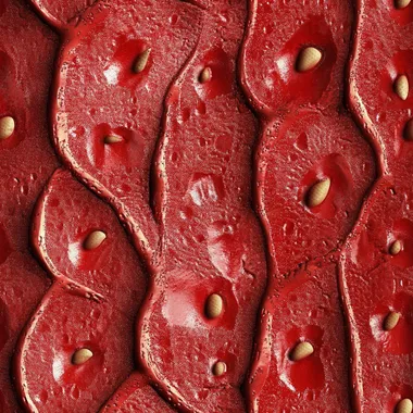 realistic strawberry close-up texture, seamless pattern