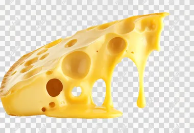 Molten cheese drips from above, no shadows, isolated on white background,