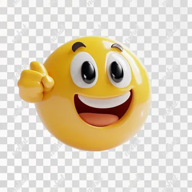 a two thumps up emoji with white background