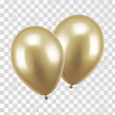 2 medium metallic gold round latex balloons --s 50 --raw