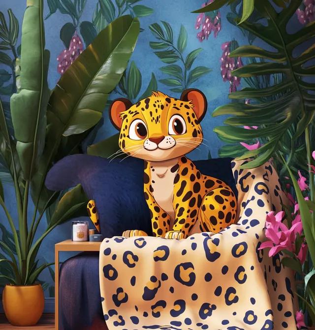 Vibrant Animal Prints: Playful Cheetah and Tropical Botanicals