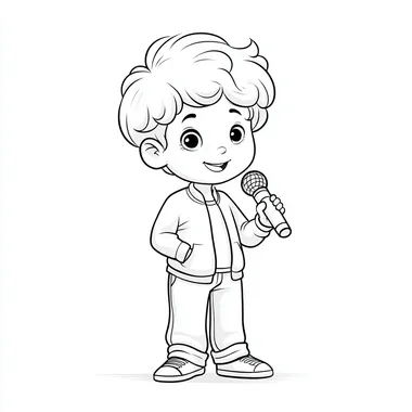 Coloring book for kids. speech. Vector style illustration, outline only. Low detail, bright white background.  shading, greyscale, fill.   dszvhpy