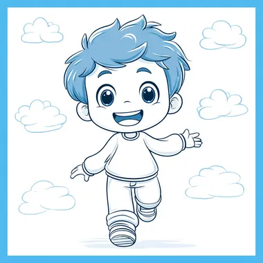 Coloring book for kids. speech. Vector style illustration, outline only. Low detail, bright white background.  shading, greyscale, fill.   dszvhpy
