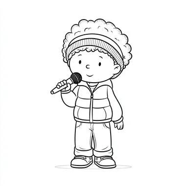 Coloring book for kids. speech. Vector style illustration, outline only. Low detail, bright white background.  shading, greyscale, fill.   dszvhpy