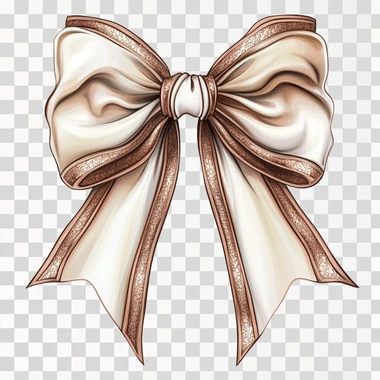 beautiful winter bow, cute, 300 dpi, realistic clip art, high detail, white background