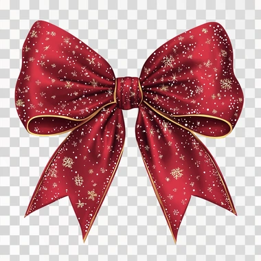 beautiful winter bow, cute, 300 dpi, realistic clip art, high detail, white background