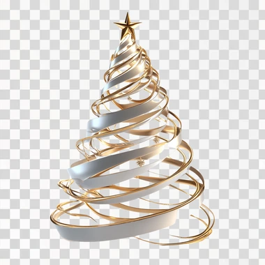 christmas tree, 3d, white background