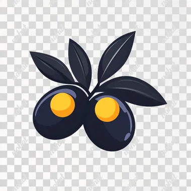 icon for category with olive oil, real image, white background