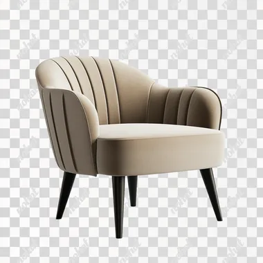 modern arm chair on a white background, png free download, 32k uhd, minimalist sets, photo realistic, commercial imagery, isolated, no shadows