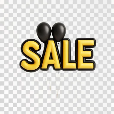 Black Friday sale banner, golden "SALE" sign centerpiece, 3D illustration  v34dhb5