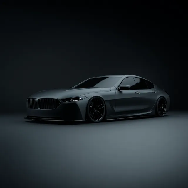 Futuristic BMW 420d F36 Gran Coupe M Sport Concept Design
