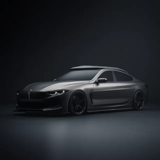 Futuristic BMW 420d F36 Gran Coupe M Sport Concept