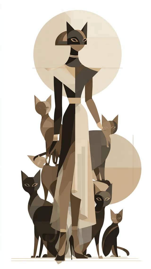 Bastet: The Serene Cat Goddess of Ancient Egypt