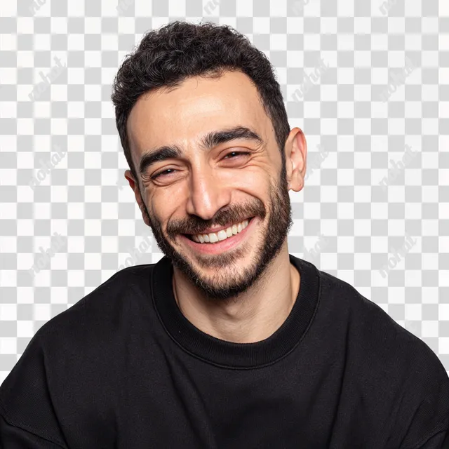 PNG Smiling Turkish Man Portrait