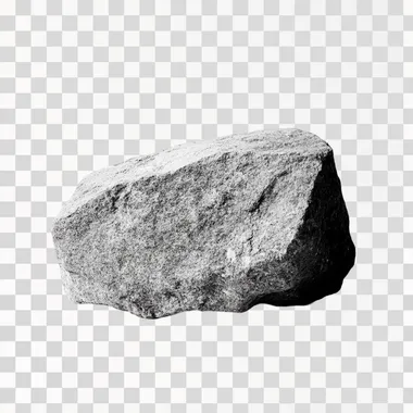 boulder, rock, minimal, white background, isolated, photorealistic, canon 5D, 50mm lens, f2.8