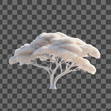 tree, hyper realistic, white background, ultra sharp pixels, ultra realistic texture
