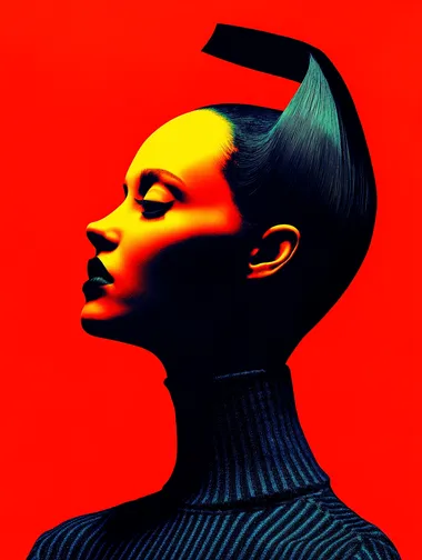 high fashion studio portait    rofile ndowogm