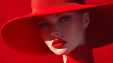 red eloquent fashion photography