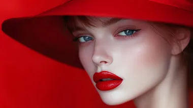 red eloquent fashion photography