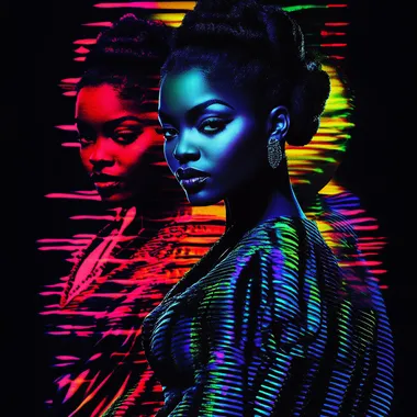 Twilight Zone Revisited Afrocentrically polychromatic  --s 750  mlxkhr3