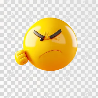 smiley face emoji flipping off