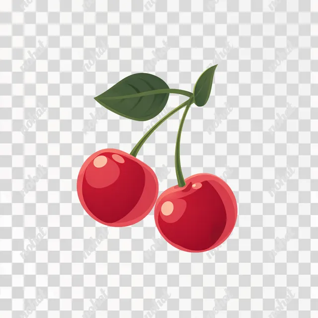 PNG Minimalistic Cherry Slot Machine Icon