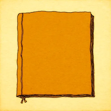 top view; a book with brown cover placed in the middle of the frame; isolated in white background; fairy tale mood    rofile h7defyk