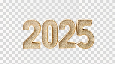 Beautiful 2025 Happy New Year banner background with huge "2025" in middle of the design, glitter    12u4o8p