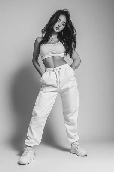 One thai woman, full body, sport clothes, ultra pretty face, model style, realistic studio photo, natural, Peter Coulson Style   baziu83