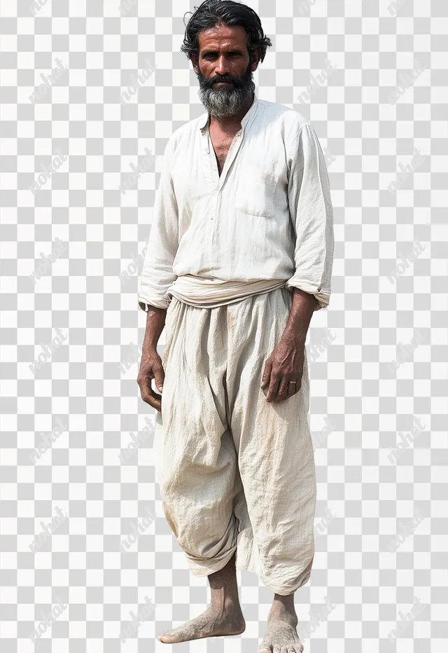 Portrait of a Bangladeshi Farmer in High Resolution